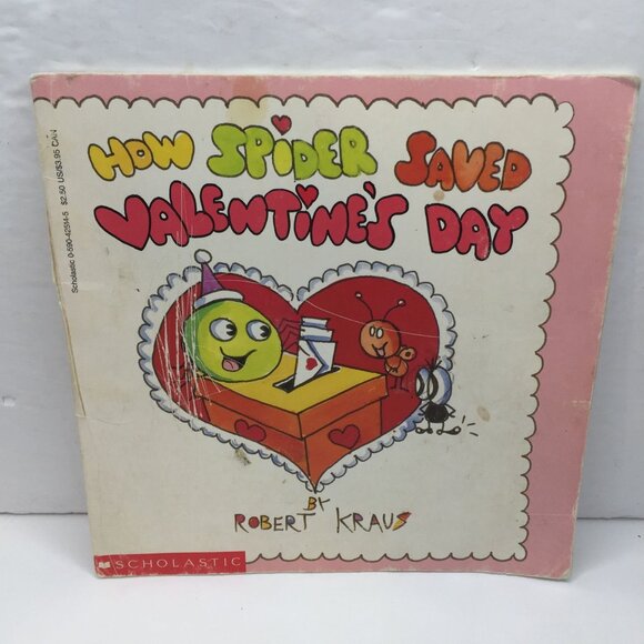 Vintage Lot 3 Kids Books Valentine's Day Spider Saved Night Before Search & Find - Picture 3 of 16